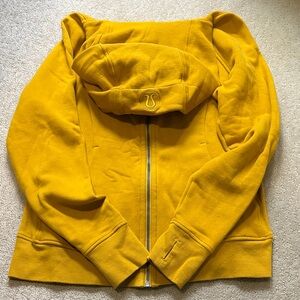 Women’s Lululemon Mustard Yellow Zip-Up Hoodie